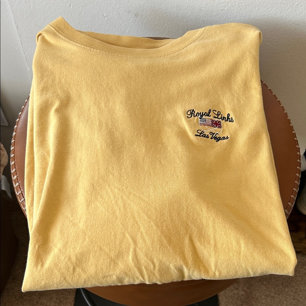 Vintage Yellow Royal Links Las Vegas T-Shirt